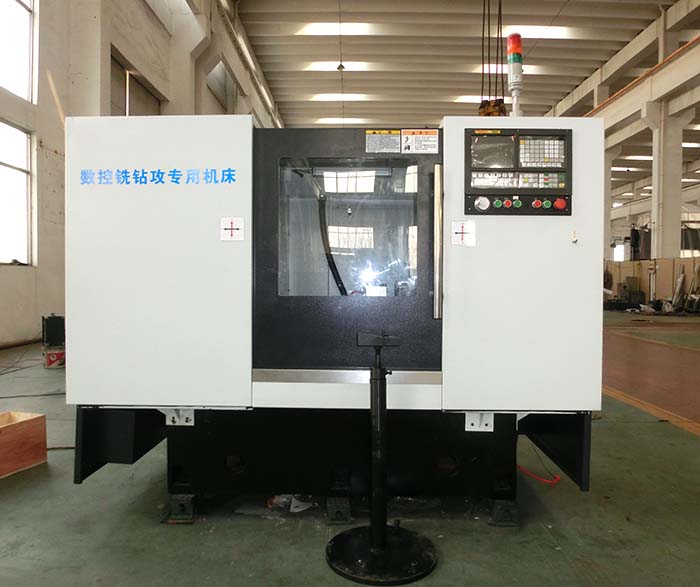 ZY-50數控銑鑽攻專(zhuān)用機床正面圖(tu)